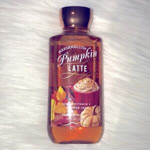 New Bath & Body Works Marshmallow Pumpkin Latte Body Wash 10 Oz